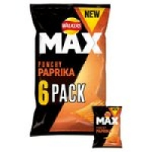 Walkers Max Punchy Paprika Multipack Crisps  £1.70