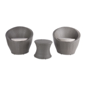 Anthracite/Grey Rattan Bistro Set £149.99