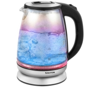 Salter EK2841IR 2200W 1.7L Glass Kettle with Blue to Red Ill £24.99