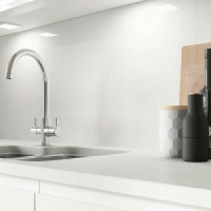 AluSplash Splashback Ice White 800 x 600mm - Gloss £129.00
