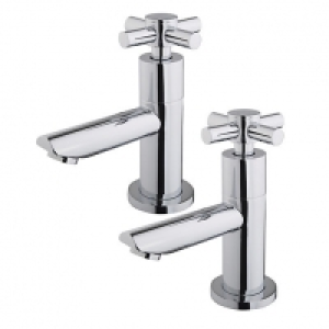 Wickes Trivor Chrome Basin Taps &pound;28.00