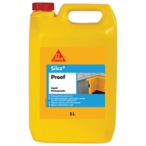 Sika Proof Liquid Waterproofing Admixture - 5L £7.30