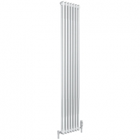 Wickes  Henrad 2 Column Vertical Designer Radiator - White 1800 x 35