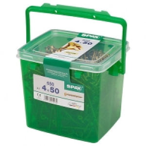 Spax Pz Countersunk Yellox Screws Bulk Tub - 4x50mm Pack Of  £26.00
