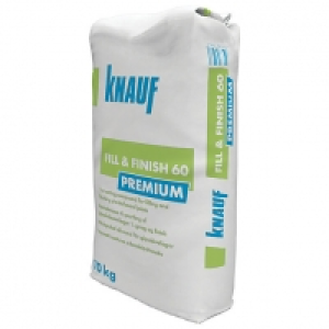 Knauf Fill & Finish 60 Premium Plasterboard Filler - 10kg £16.85