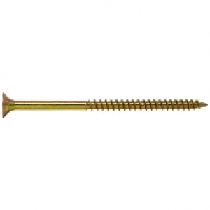 Wickes Single Thread Zinc & Yellow Screw - 4 X 40mm Pack Of  £2.58