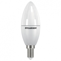 Wickes  Sylvania LED Dimmable Frosted Candle E14 Light Bulb - 5.6W