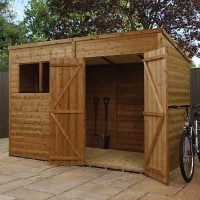 Wickes  Mercia 10 x 7ft Pent Pressure Treated Shed with Assembly