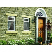 Wickes  Wickes White Timber Casement Window - Top Hung 625 x 1045mm