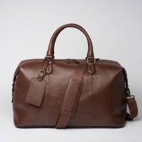 Debenhams The Eighth Tan Grain Leather Holdall Bag