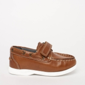 Boys Tan Leather Boat Shoes £12.50