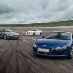 Triple Supercar Driving Thrill Gift Experience at A Top UK R &pound;189.00