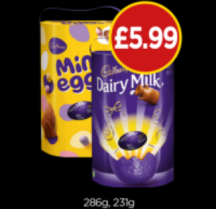 Budgens  Cadbury Mini Eggs Egg, Dairy Milk Egg