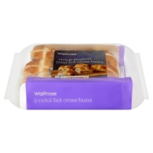 Waitrose Richly Fruited Mini Hot Cross Buns £1.50