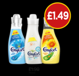 Budgens  Comfort Fabric Conditioner Blue Skies, Sunshine, Pure