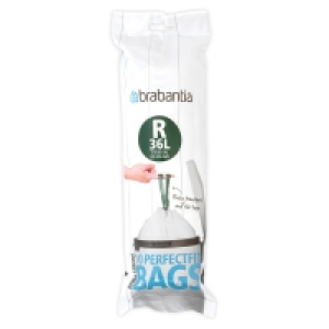 Partridges Brabantia Brabantia Perfect Fit Bin Liners, Code R, 36 Litres, Box of 