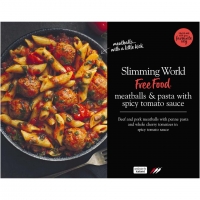 Iceland  Slimming World Meatballs & Pasta with Spicy Tomato Sauce 550
