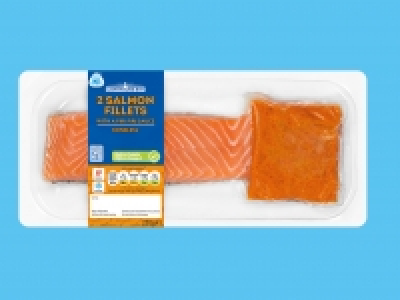 Lidl  Lighthouse Bay 2 Salmon Fillets with a Piri Piri Sauce