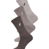 Aldi  Mens Grey Chunky Socks 3 Pack