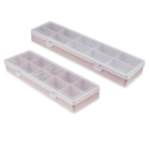 Pink 10 Compartment Case 2 Pack