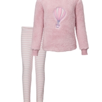 Aldi  Kids Rose Balloon Fleece Pyjamas