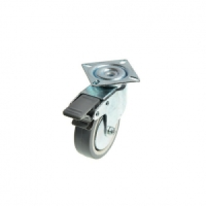 Wickes Heavy Duty Castor Wheel Swivel Plate with Brakes - 75 £12.37