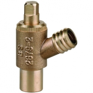 Wickes  Wickes Brass Solder Drain Off Stop Cock - 15mm