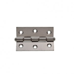 Wickes Double Steel Washered Butt Hinge - Polished Chrome 76
