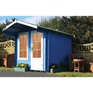 Shire Crinan 10 x 10ft Garden Log Cabin including Overhang £1,020.00