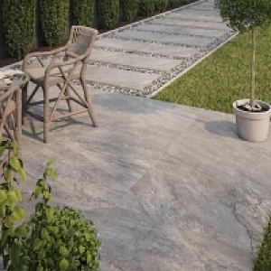 Botany Grey Outdoor Porcelain Tile 900 x 600 x 20mm - Pack o £55.00