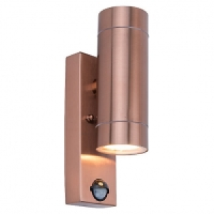 Lutec Vienna Copper Up & Down PIR Light £28.00
