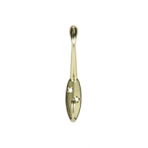 Wickes Hat And Coat Hook - Polised Brass Pack of 2 £4.10