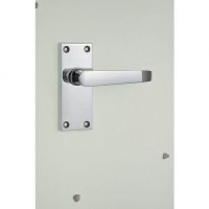 Wickes New York Victorian Straight Latch Door Handle - Chrom £11.00