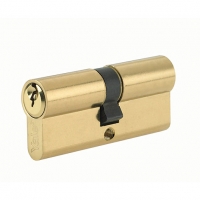 Wickes  Yale P-ED3040-PN Euro Profile Cylinder Lock - Brass 30 x 10x