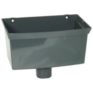 FloPlast Round/Square Line Rainwater Hopper - Anthracite Gre £8.10
