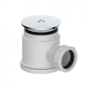 Wickes Shower Tray Domed Waste - Chrome £9.99
