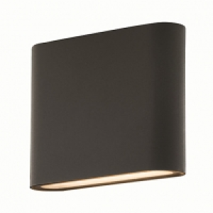 Luceco LED Grey Exterior Flat Wall Light - 8W £25.00