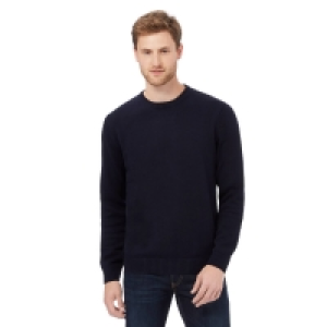 Debenhams Maine New England Navy Plain Cotton Jumper