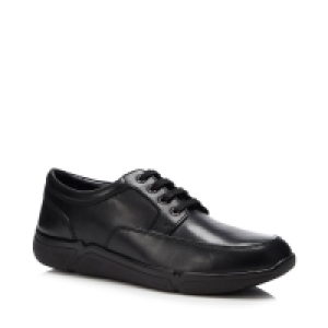 Henley Comfort Black Leather Andrew Derby Shoes