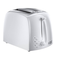 Debenhams Russell Hobbs White Textures toaster 21640