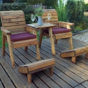 Charles Taylor Wooden Deluxe Lounger Set Straight £299.99