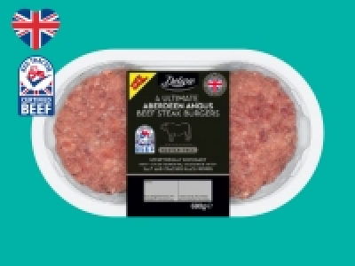Deluxe 4 Ultimate Aberdeen Angus Beef Steak Burgers