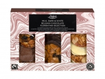 Deluxe Milk, Dark & White Belgian Chocolate Florentine Selec £4.99