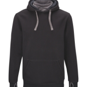 Crane Mens Black Fishing Hoody