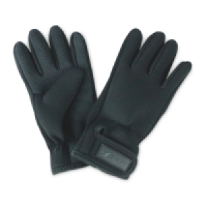 Crane Black No Fold Fishing Gloves