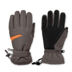 Avenue Black/Orange Ski Gloves