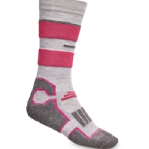 Kids Light Grey Ski/Snowboard Socks