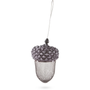 Bird Box Grey Acorn Bird Feeder