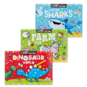 Giant Animal Colouring Posters 3 Pk