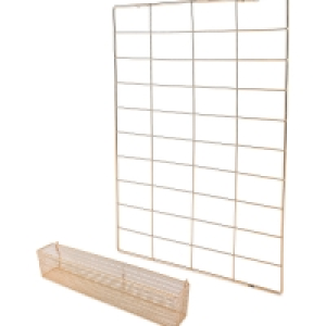 Copper Long Metal Grid Noticeboard
